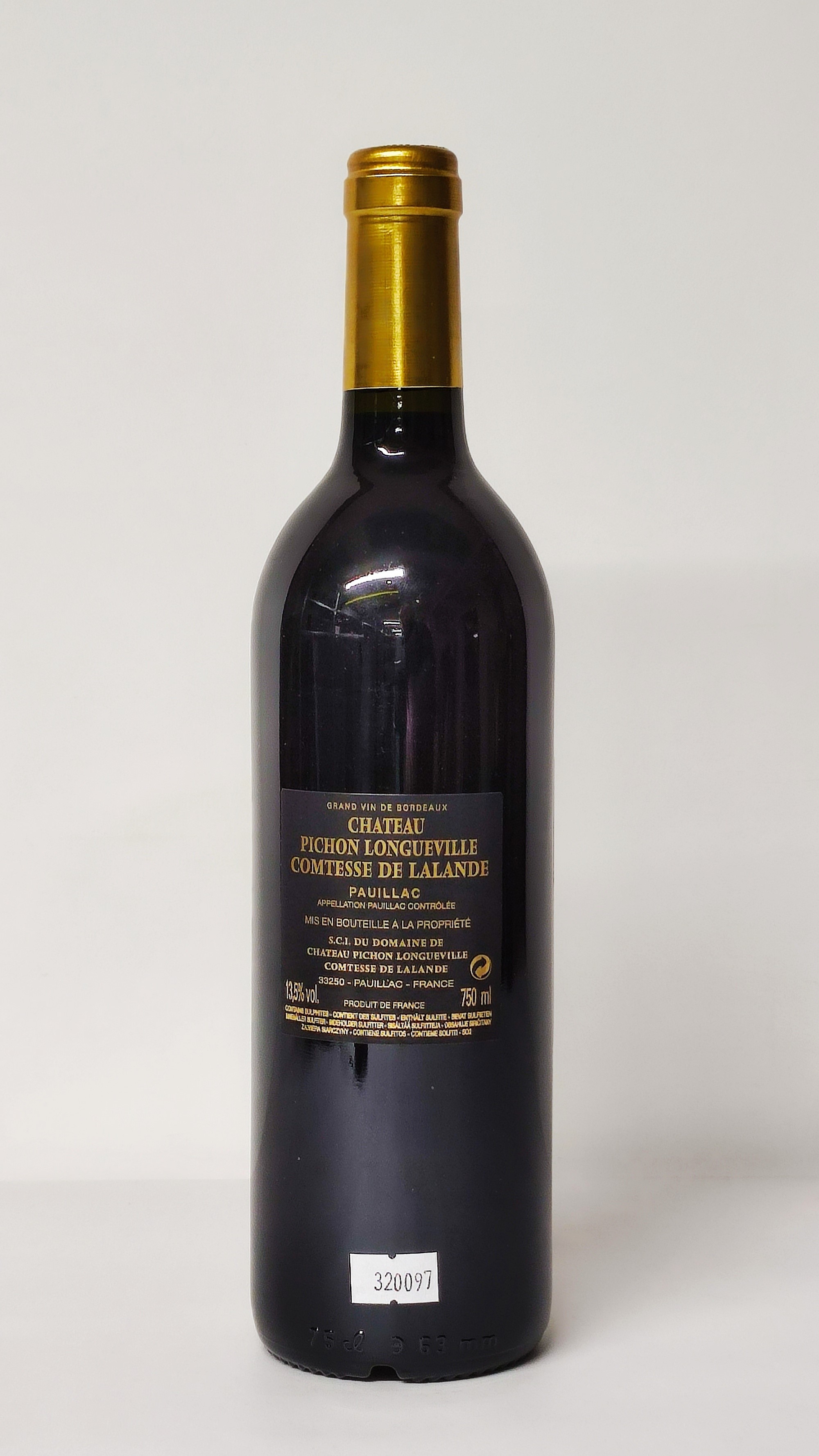 Chateau Pichon Longueville, Pauillac 2016