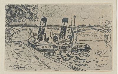 Le Pont Des Arts, 1910