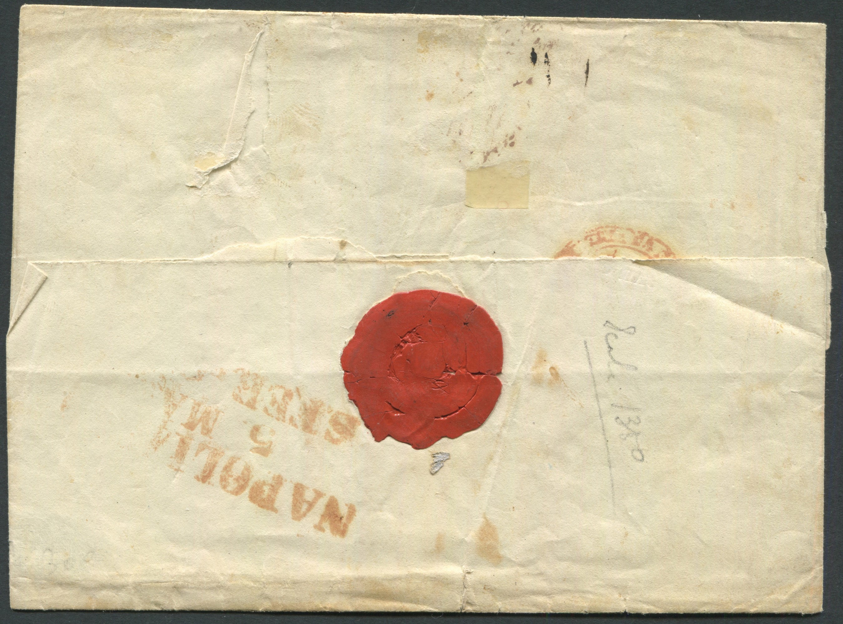 1859 - Regno delle Due Sicilie, Napoli - Due Esemplari del 1gr. Rosa Chiaro i Tavola (sass. 3) e ...