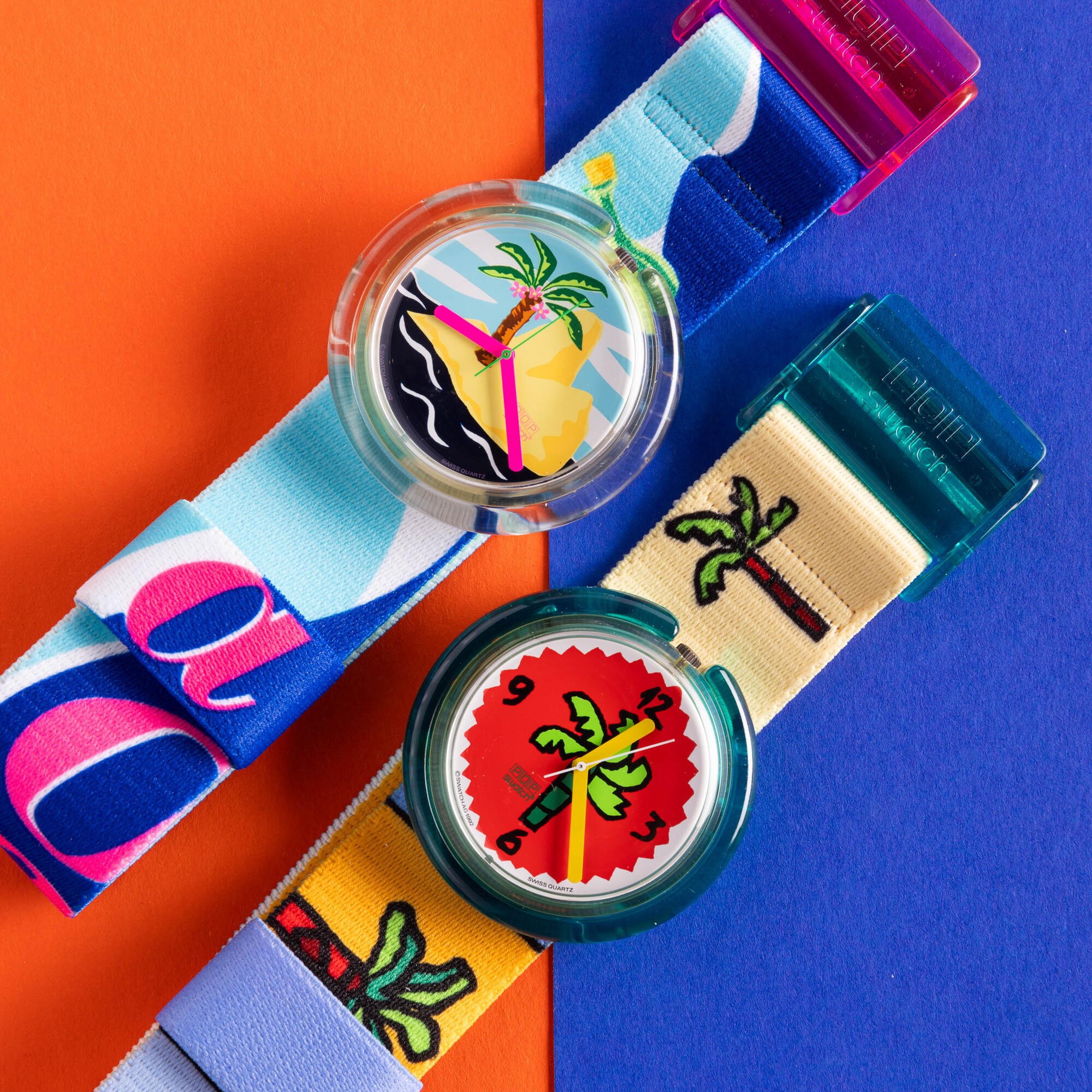 Swatch : Due Pop Swatch NOS: Swatch Pop Lonely Island Swatch Pop 