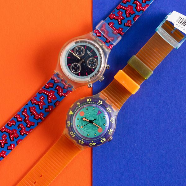 Swatch - Swatch Scuba e Chrono NOS:  Swatch Chrono Wild Card Swatch Scuba Medusa