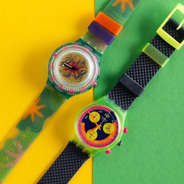 Swatch - Swatch Chrono e Scuba NOS:  Swatch Scuba Sea Floor Swatch Chrono Grand Prix