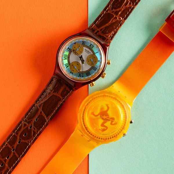 Swatch - Swatch Chrono e Scuba NOS:  Swatch Chrono Romain Swatch Scuba 200 Luminosa