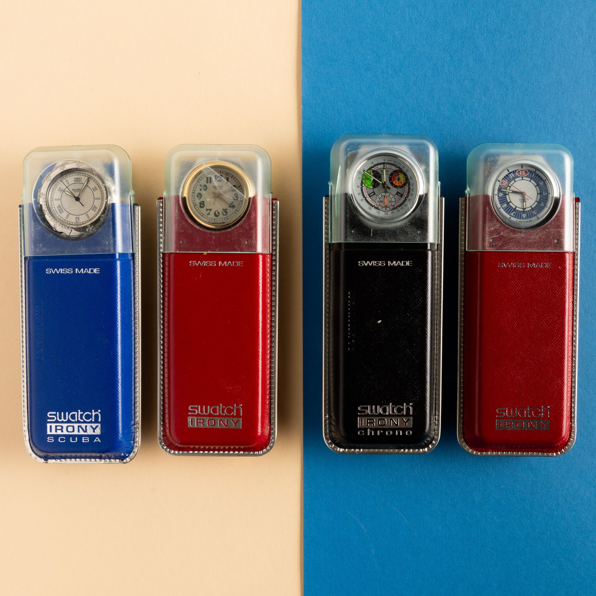 Due Swatch Irony, uno Swatch Irony Scuba, uno Swatch Irony Chrono Nos:swatch Scuba Sablierswatch ...