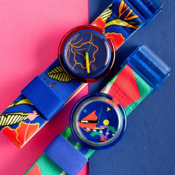 Swatch - Due Pop Swatch NOS:  Swatch Pop Chichicas Tenango Swatch Pop Pole Vault