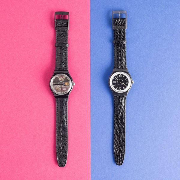 Swatch - Due Swatch Automatic NOS:  Swatch Automatic Black Motion Swatch Automatic Rappongi