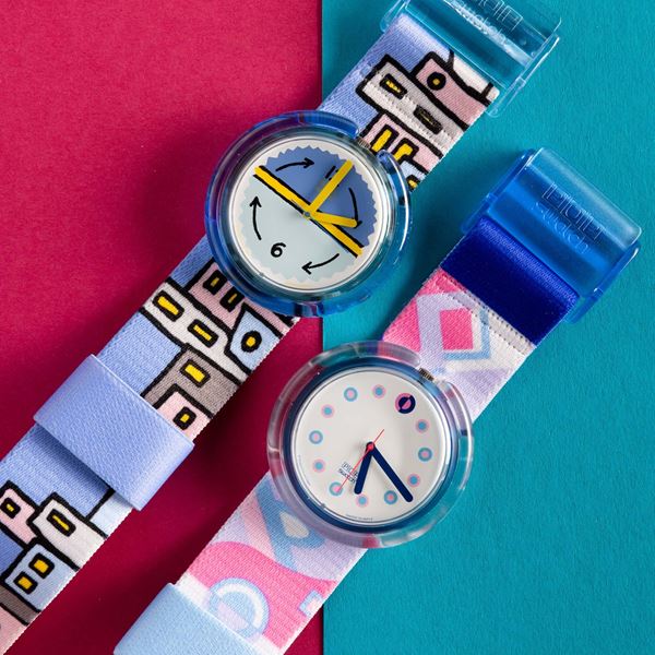 Swatch - Due Pop Swatch NOS:  Swatch Pop Kasbah Night  Swatch Pop Contessa