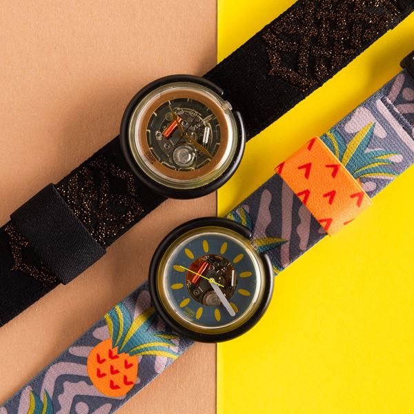 Swatch - Due Pop Swatch NOS:  Swatch Pop Odalisque  Swatch Pop Pina Colada