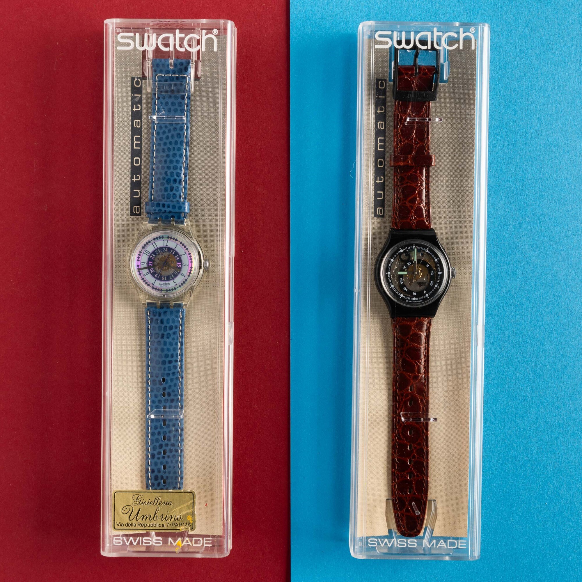 Due Swatch Automatic Nos:swatch Automatic Russeauswatch Automatic Black Circles