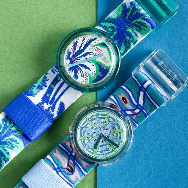 Swatch - Due Pop Swatch NOS:  Swatch Pop Coconut Swatch Pop Blub Blub