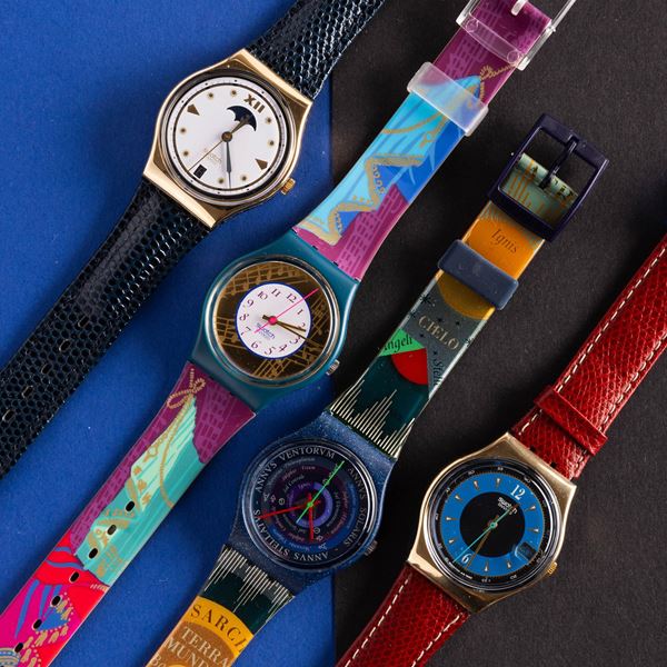 Swatch - Quattro Swatch NOS:  Swatch Moon Phase  Swatch Palco Swatch Tarot Swatch Bachelor