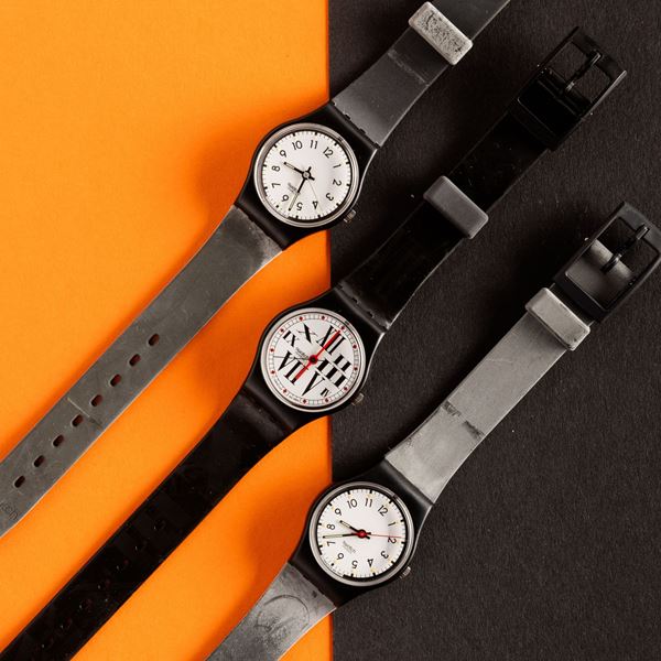 Swatch - Tre Swatch Lady NOS:  Swatch Classic Swatch Craie Swatch Classic Two