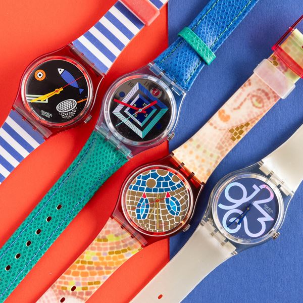 Swatch - Quattro Swatch NOS:  Swatch Fritto Misto Swatch Kangaroo Swatch Ravenna Swatch Gent XXL