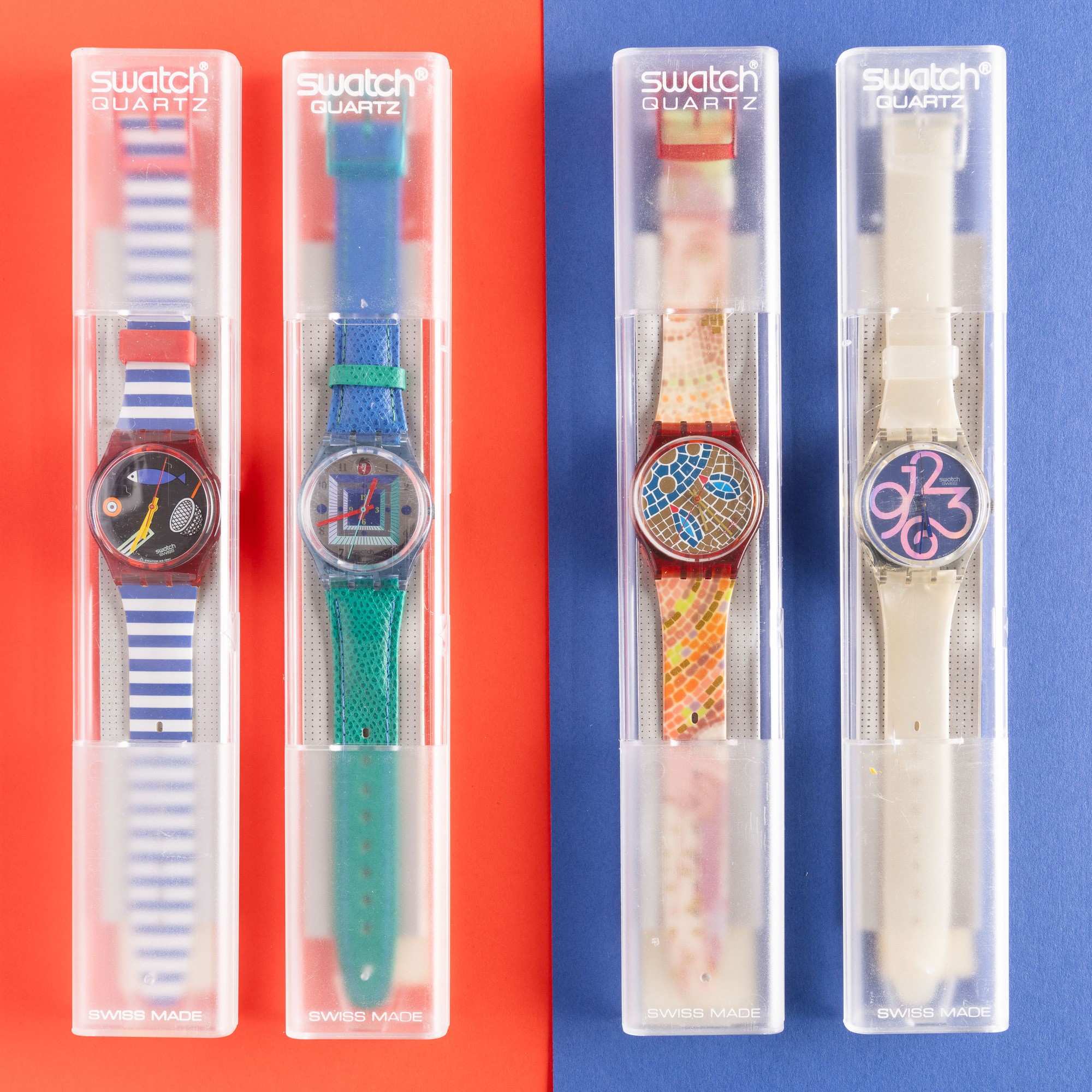 Quattro Swatch Nos:swatch Fritto Mistoswatch Kangarooswatch Ravennaswatch Gent Xxl