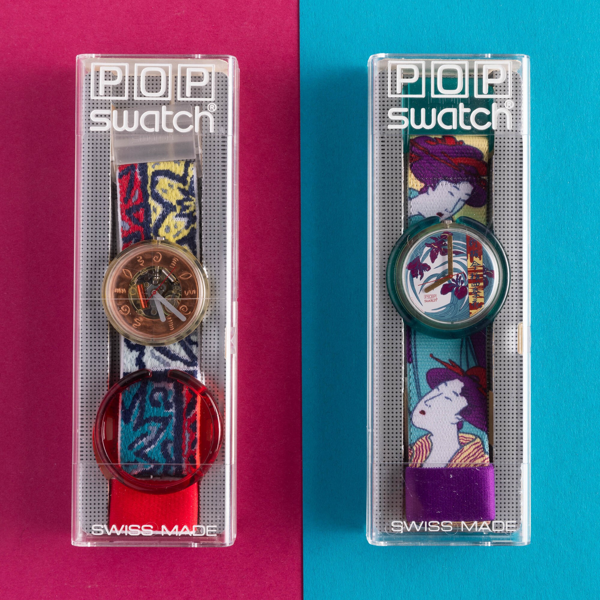 Due Pop Swatch Nos:swatch Pop Provencalswatch Pop Pleasure Garden