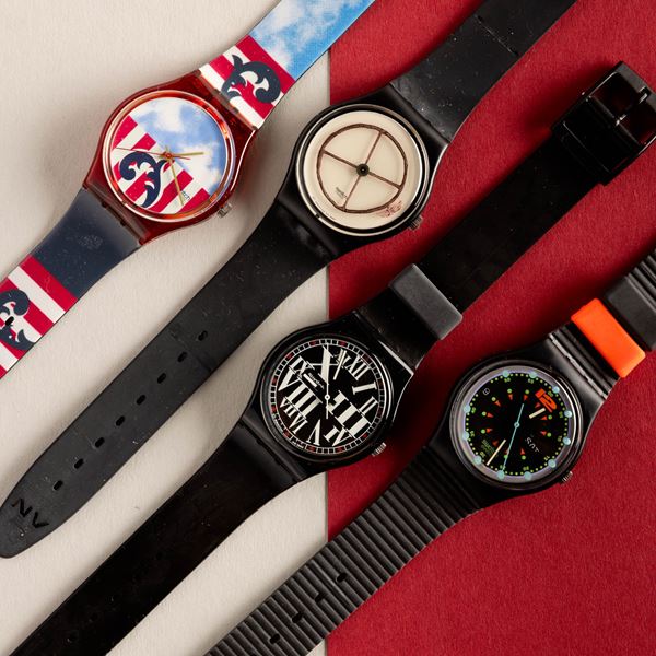 Swatch - Quattro Swatch NOS:  Swatch The Boss Swatch Wheel Animal Swatch Gessetto Swatch Batticuore