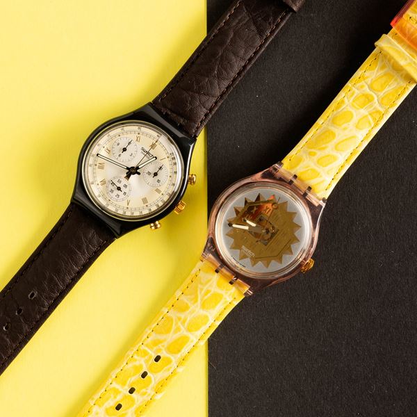 Swatch - Swatch Chrono e Swatch Automatic NOS:  Swatch Chrono Lodge Swatch Automatic Girasole