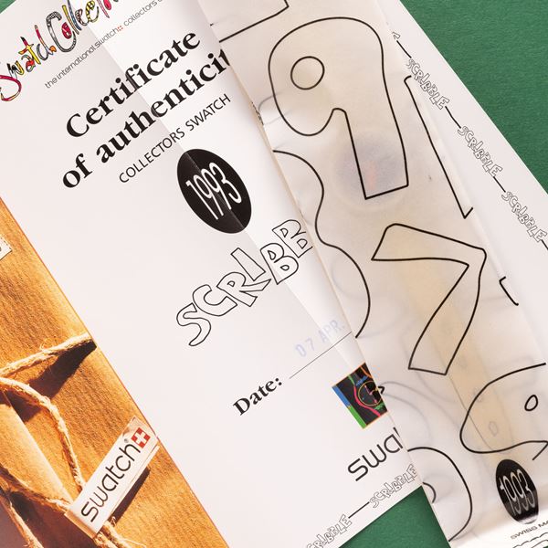 Swatch - Swatch special edition Scribble 1993 NOS