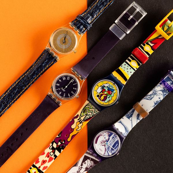 Swatch - Quattro Swatch Lady NOS:  Swatch Gent Delave Swatch Barbarella Swatch Sprayer Swatch Sappho