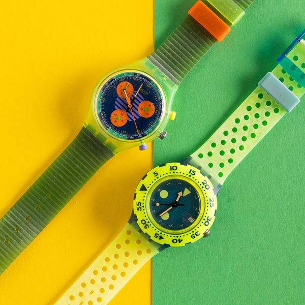 Swatch - Swatch Chrono e Swatch Scuba NOS:  Swatch Chrono Neo Swatch Scuba 200 Bora Bora