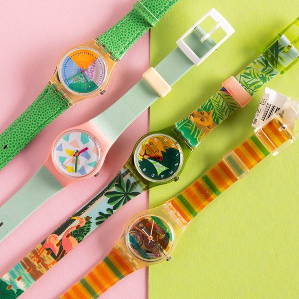 Swatch - Quattro Swatch Lady NOS:  Swatch Piastrella Swatch Blue Lolly Swatch Seerose Swatch Belvedere