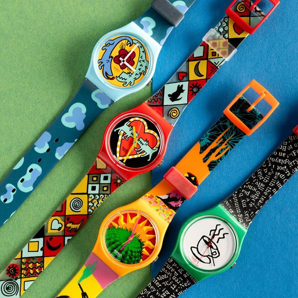 Swatch - Quattro Swatch NOS:  Swatch Cayman Swatch Bark Bark Swatch Tequila Swatch Cappuccino