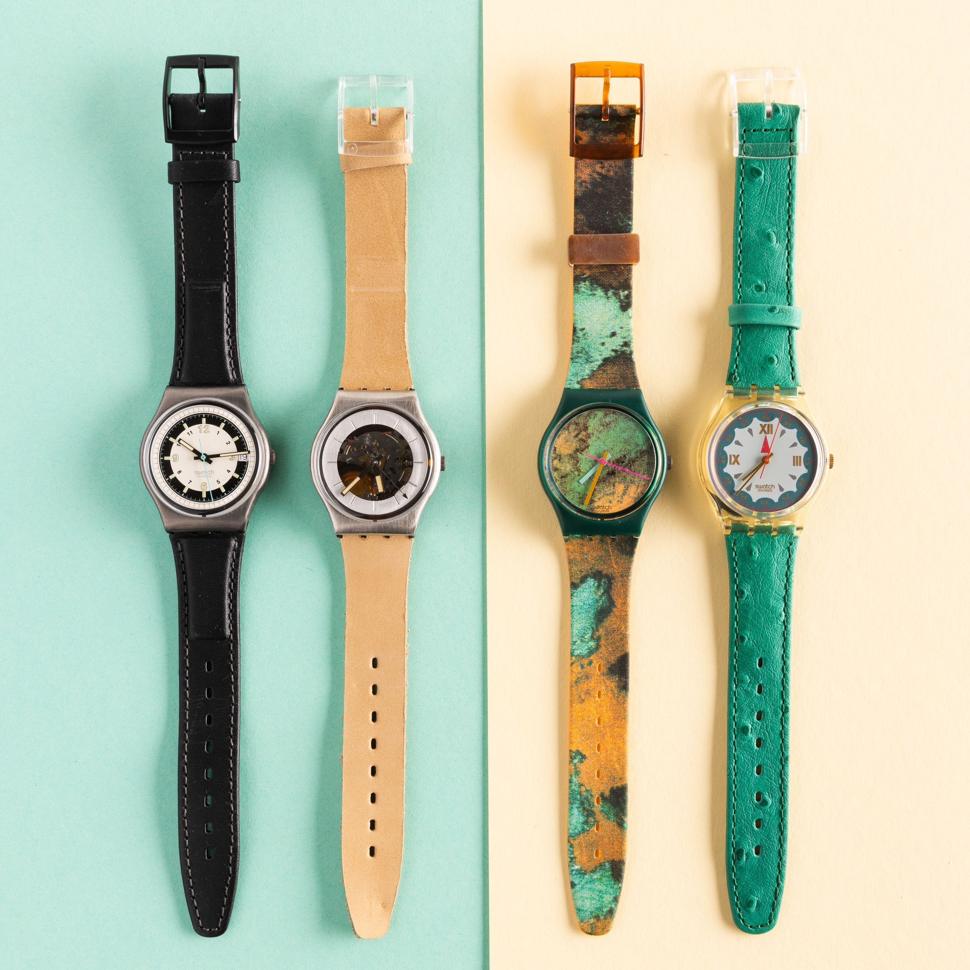 Quattro Swatch Nos:swatch Mbaswatch Real Stuffswatch Old Bondswatch Classic Spades
