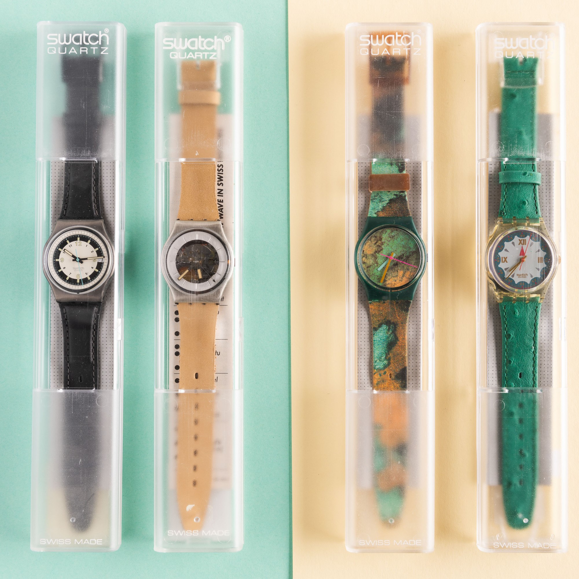 Quattro Swatch Nos:swatch Mbaswatch Real Stuffswatch Old Bondswatch Classic Spades