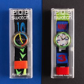Swatch : Due Pop Swatch NOS: Swatch Pop Nineteen Swatch Pop