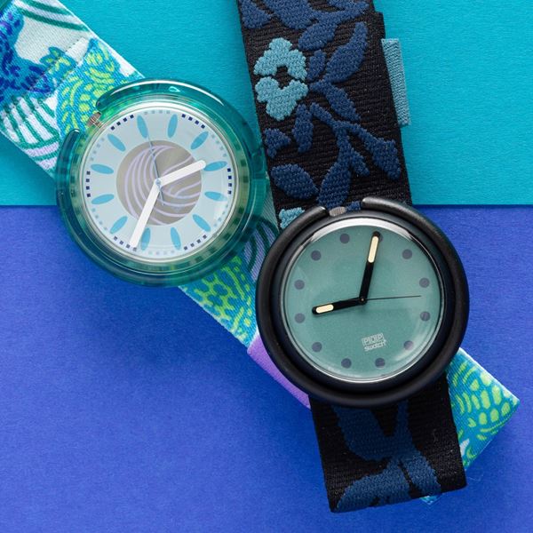 Swatch - Due Pop Swatch NOS:  Swatch Pop Tegucigalpa Swatch Pop Green Tiki