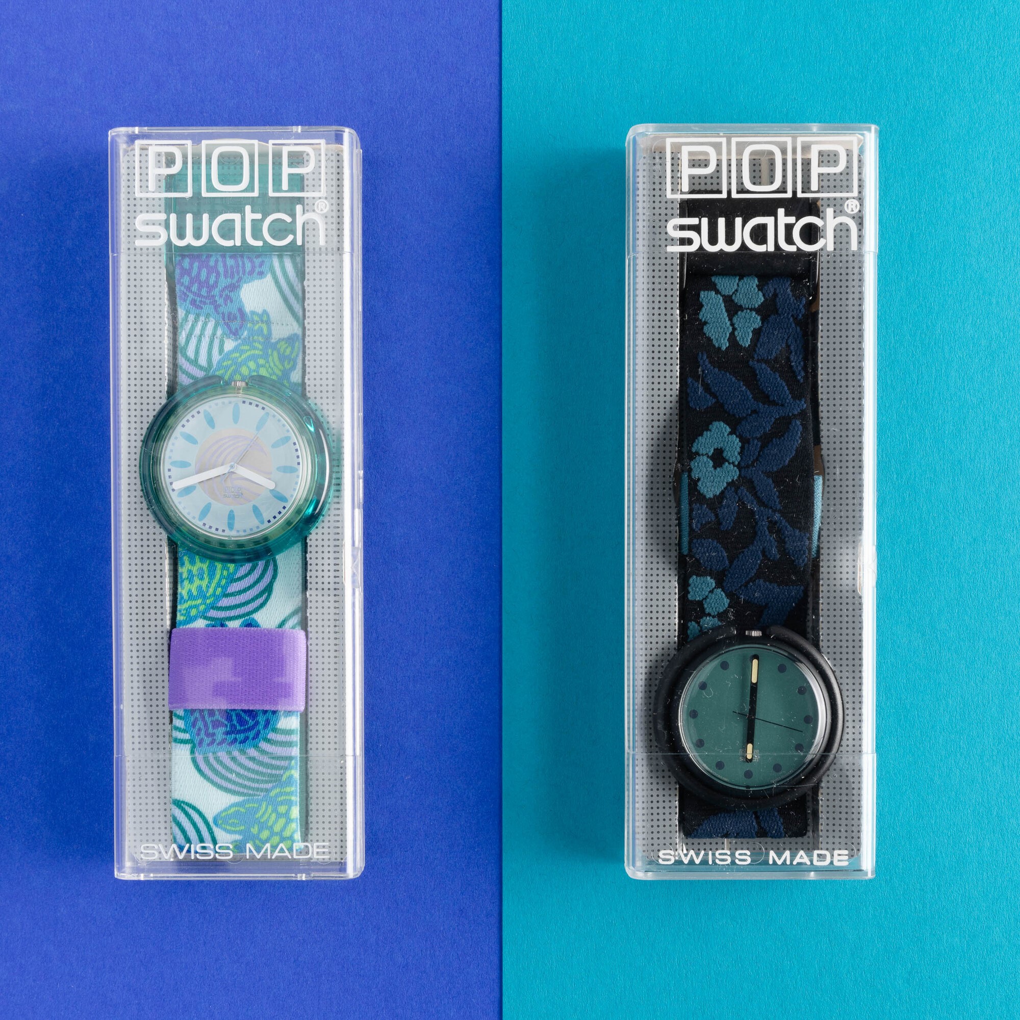 Due Pop Swatch Nos:swatch Pop Tegucigalpaswatch Pop Green Tiki