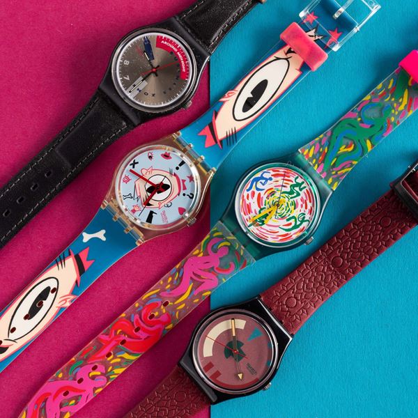 Swatch - Quattro Swatch NOS:  Swatch Tip Tap Swatch Gulp Swatch Girotondo Swatch Gilda's Love