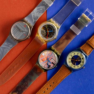 Quattro Swatch Nos:swatch Obelisqueswatch Jelly Fishswatch Francoswatch Master
