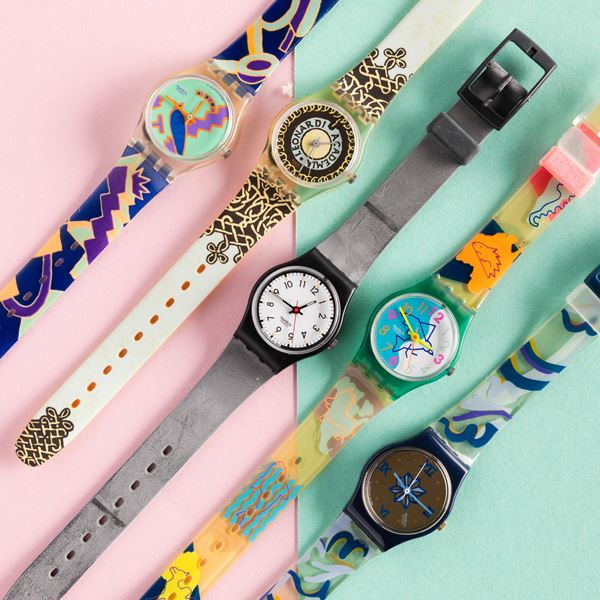 Swatch - Cinque Swatch Lady NOS:  Swatch Montebello Swatch Vinci's Twist Swatch Classic Two Swatch Hula Swatch Mariana