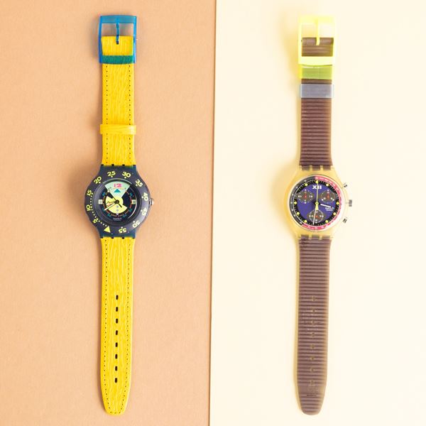 Swatch - Swatch Scuba e Swatch Chrono NOS:  Swatch Scuba Divine Swatch Chrono Blue Chip