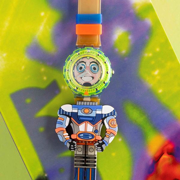 Swatch - Pop Swatch Scuba Series Spaceguy Stripp NOS