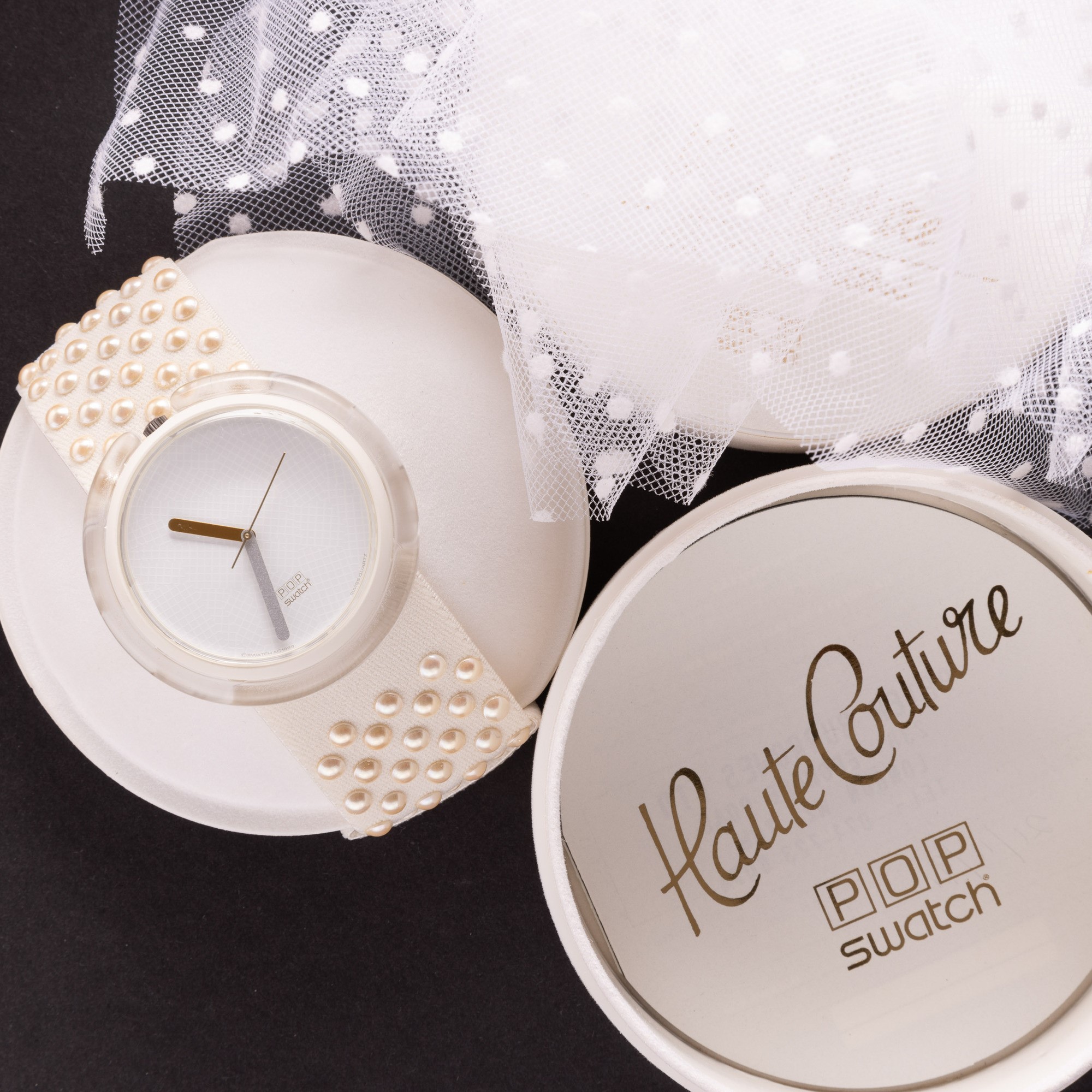 Swatch Pop Haute Couture, Blanc De Blanc Nos