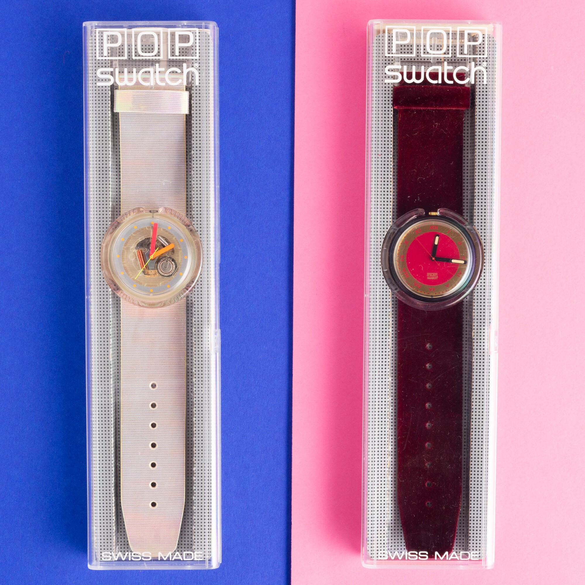 Due Pop Swatch Nos:swatch Pop Red Velvetswatch Pop Vintage