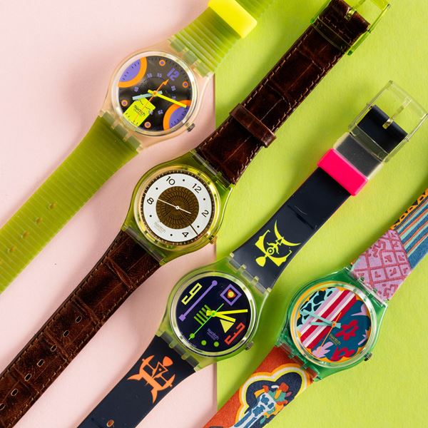 Swatch - Quattro Swatch NOS:  Swatch Stream Swatch Galleria Swatch Stalefish Swatch Mogador