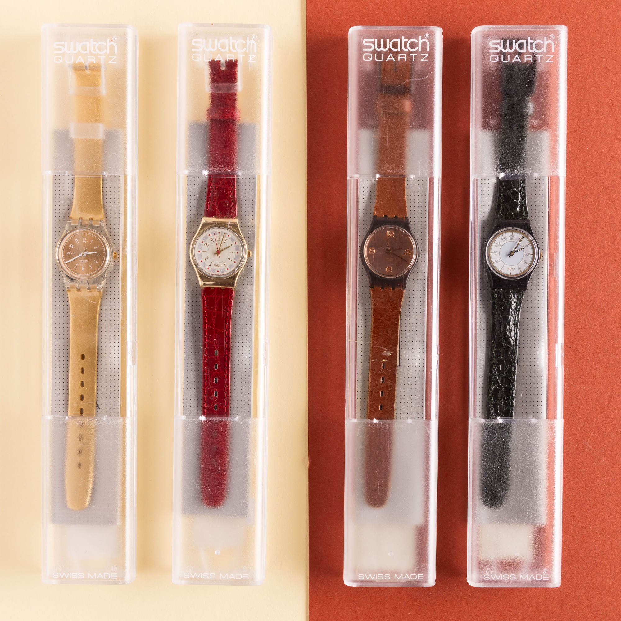 Quattro Swatch Lady Nos:swatch Skyswatch Heartsswatch True Westswatch Raissa