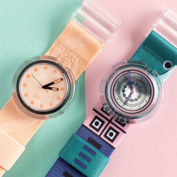 Swatch - Due Pop Swatch NOS:  Swatch Pop Granatina Swatch Pop Muezzin