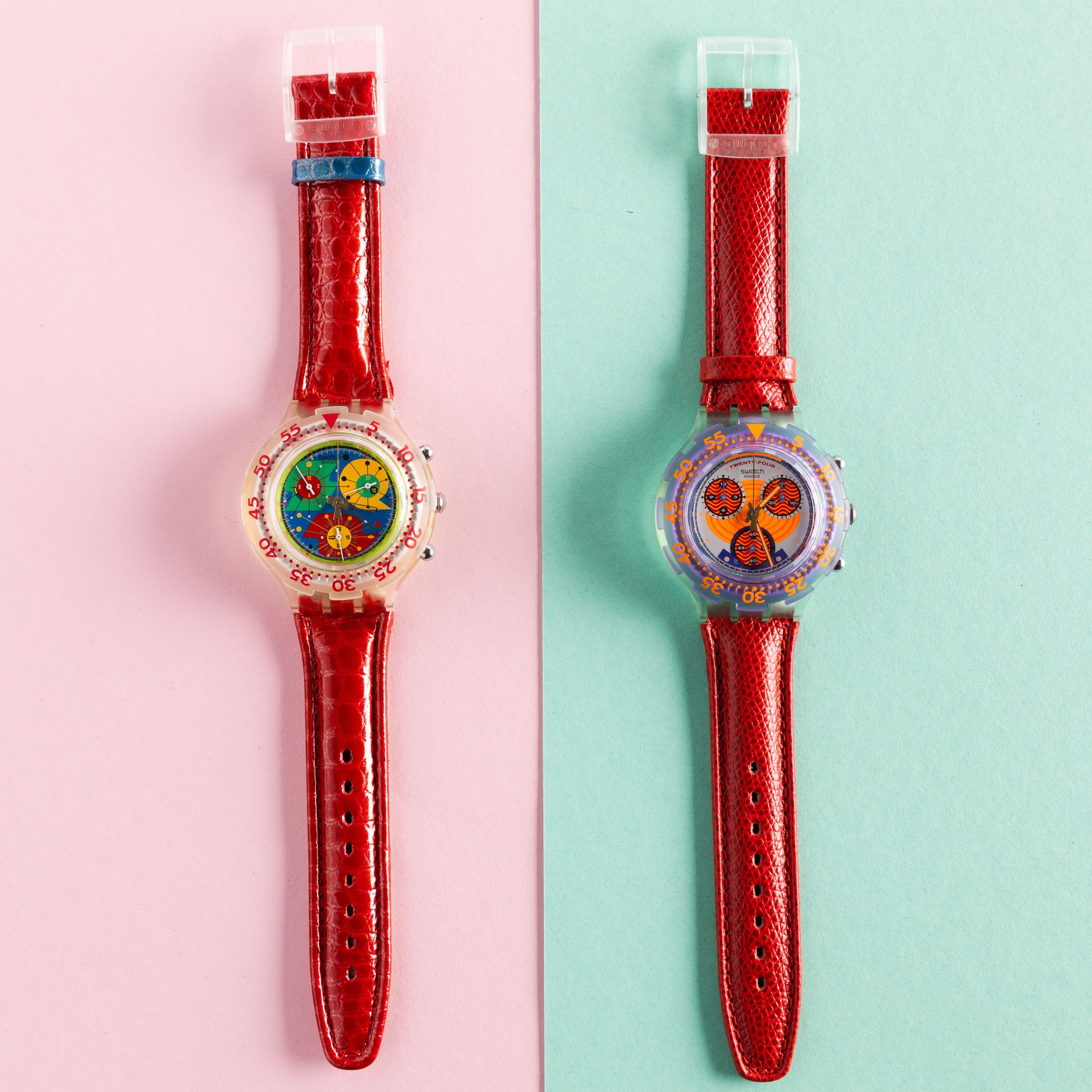 Due Swatch Aquachrono Nos:swatch Aquachrono Red Harbourswatch Aquachrono Lillibeth