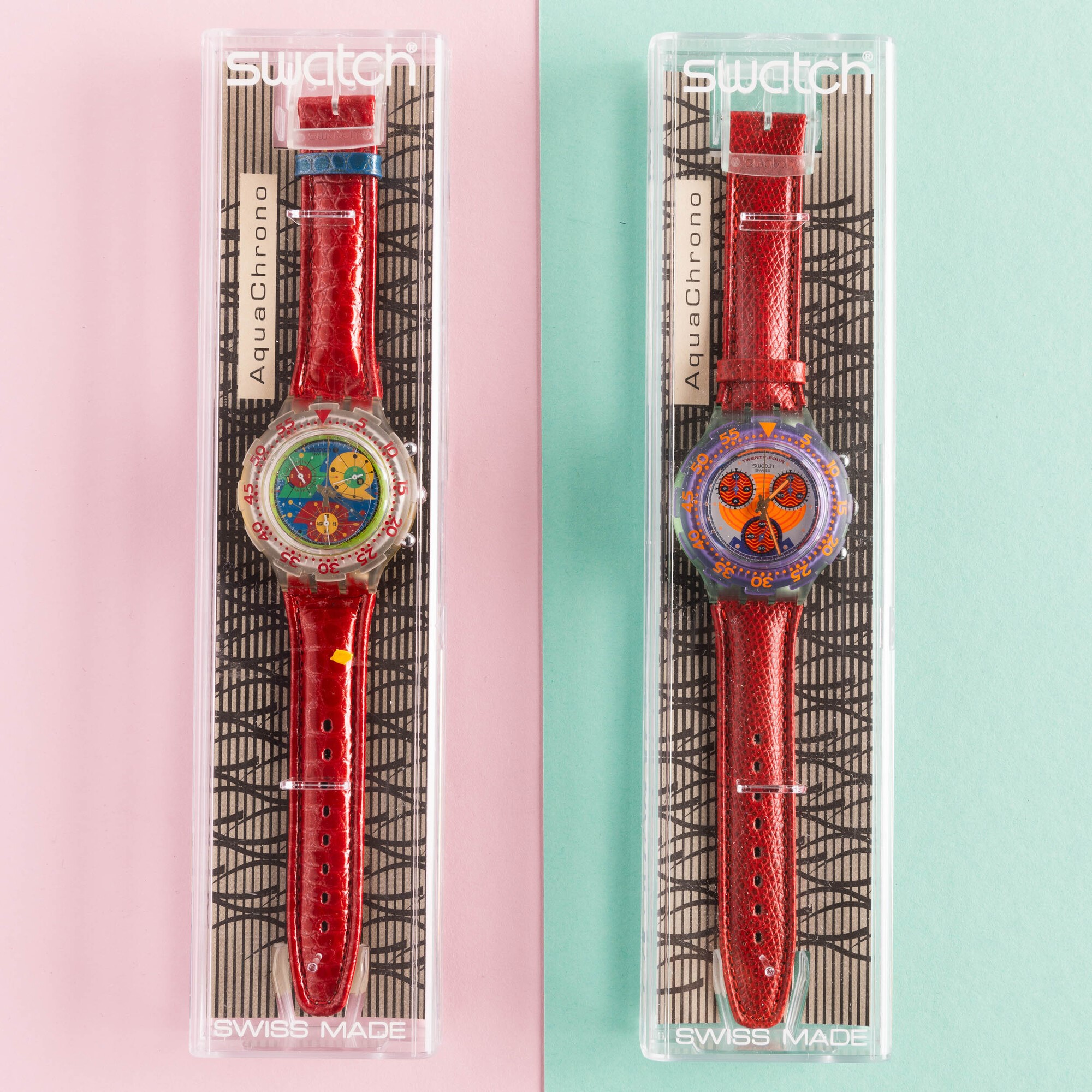 Due Swatch Aquachrono Nos:swatch Aquachrono Red Harbourswatch Aquachrono Lillibeth