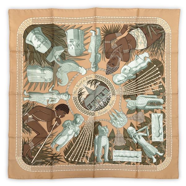 Hermes Carré Tresor Royal du Benin