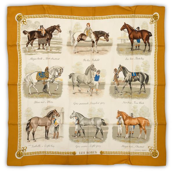 Hermes Carré "Les Robes"