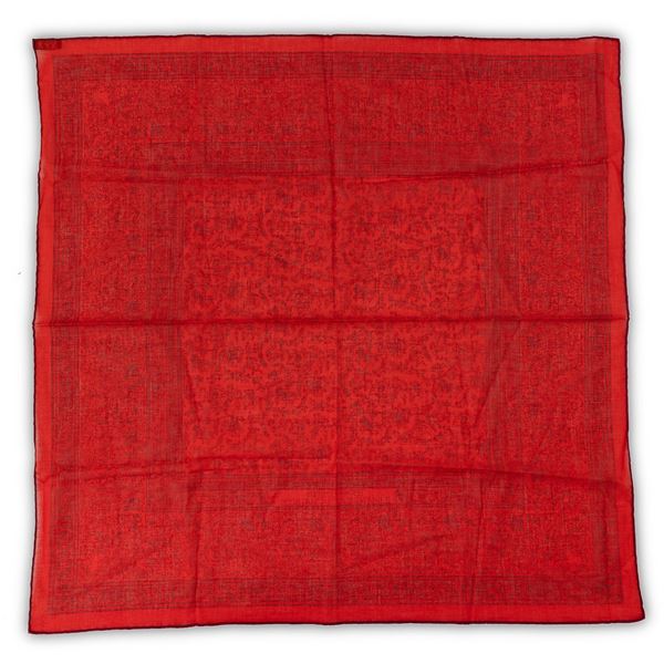 Hermes foulard in cotone "2008 Fantaisies indiennes"