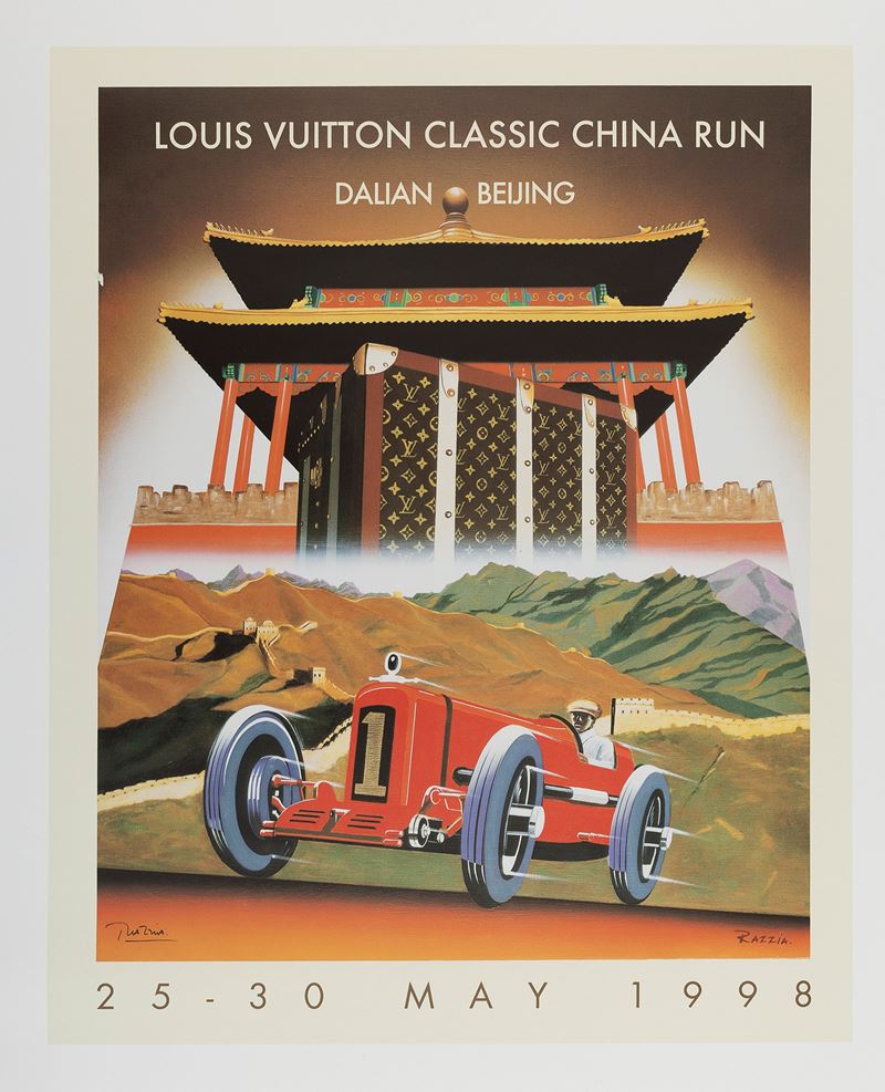Razzia (Gerard Courbouleix, 1950) : Luis Vuitton Classic China Run  - Auction POP Culture and Vintage Posters - Cambi Casa d'Aste
