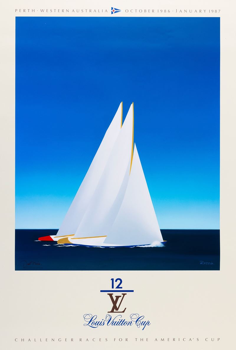 Razzia (Gerard Courbouleix, 1950) : 12LV - Louis Vuitton Cup  - Asta Manifesti e Collectible - Cambi Casa d'Aste