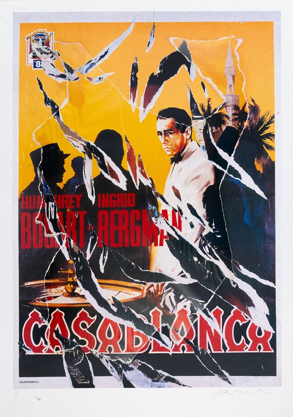 Mimmo Rotella - Casablanca