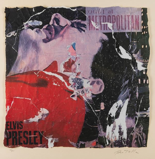 Mimmo Rotella - Senza titolo